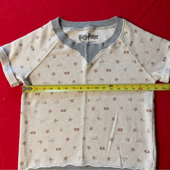 Warner Bros. Harry Potter Gray Kids Pajamas set size M FREE SHIPPING - Picture 3 of 10